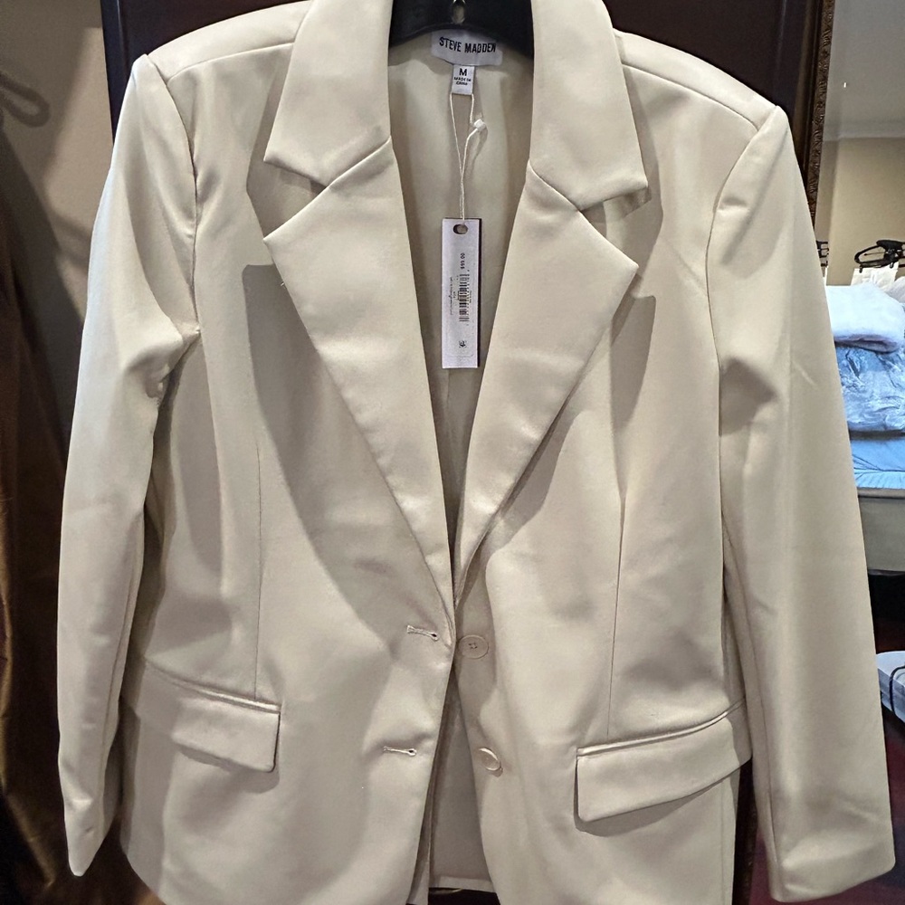 Steve Madden Women's Beige Blazer
